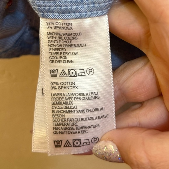 Tommy Bahama Pineapple Short Sleeve Button Up Shirt Small Chambray - Picture 4 of 7